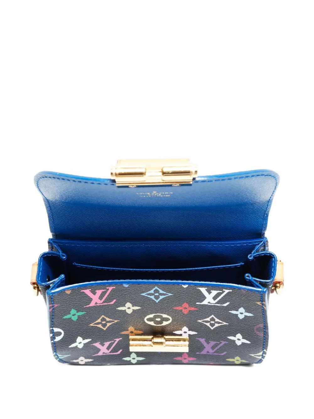 Pre-owned Louis Vuitton 2012 X Takashi Murakami Heart Breaker Shoulder Bag In Black
