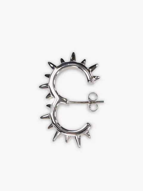 Alan Crocetti spike-embellished hoop earring