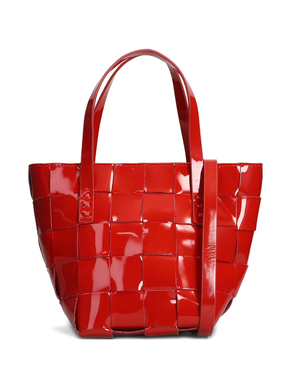 Dragon Diffusion Mini Japan Woven Shoulder Bag In Red