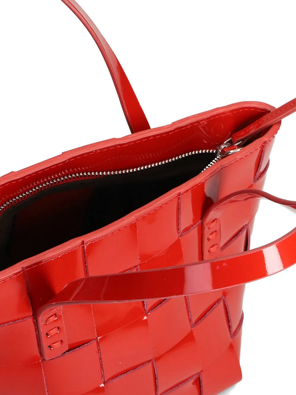 Dragon Diffusion Mini Japan Woven Shoulder Bag In Red