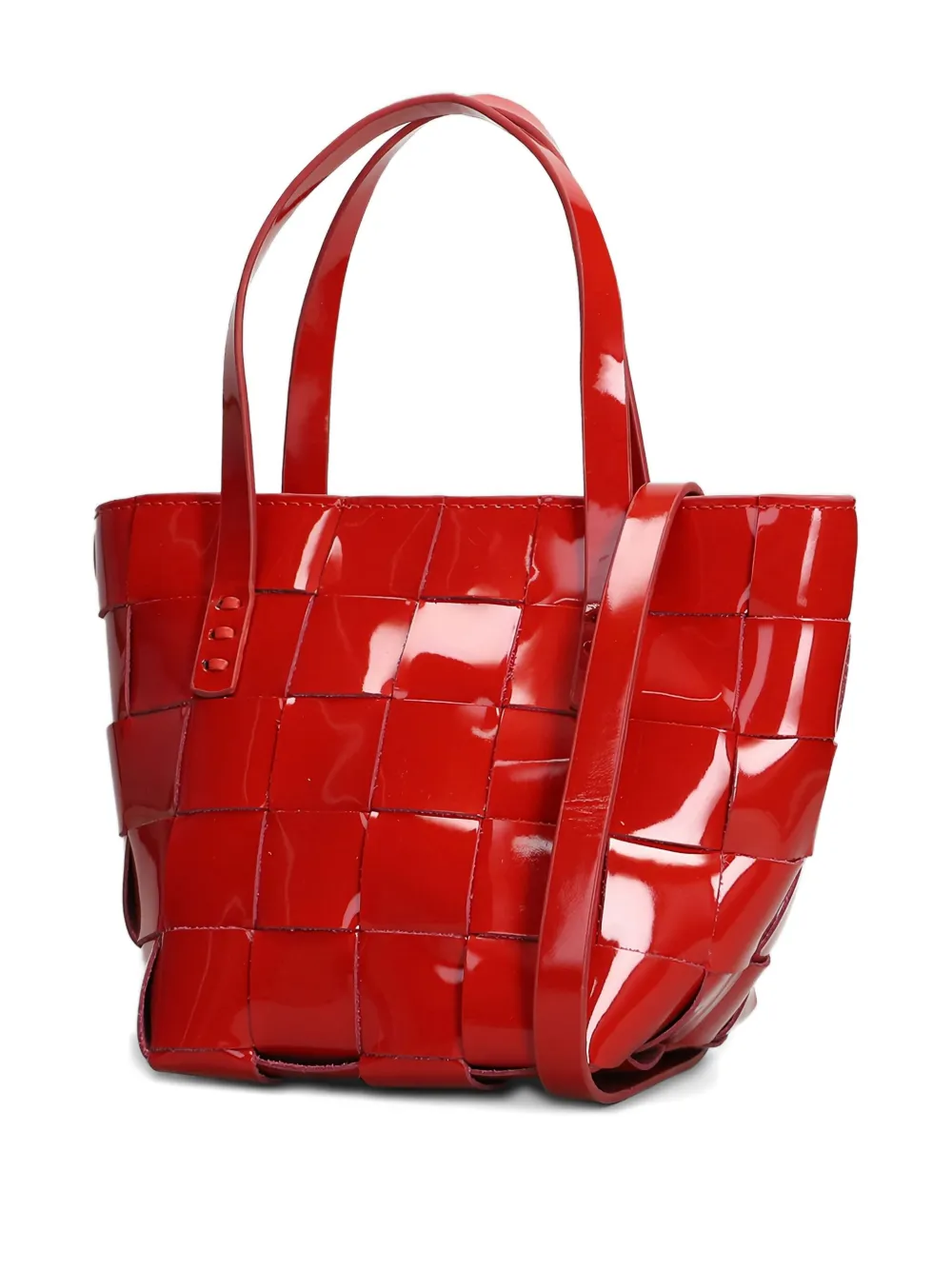 Dragon Diffusion Mini Japan Woven Shoulder Bag In Red