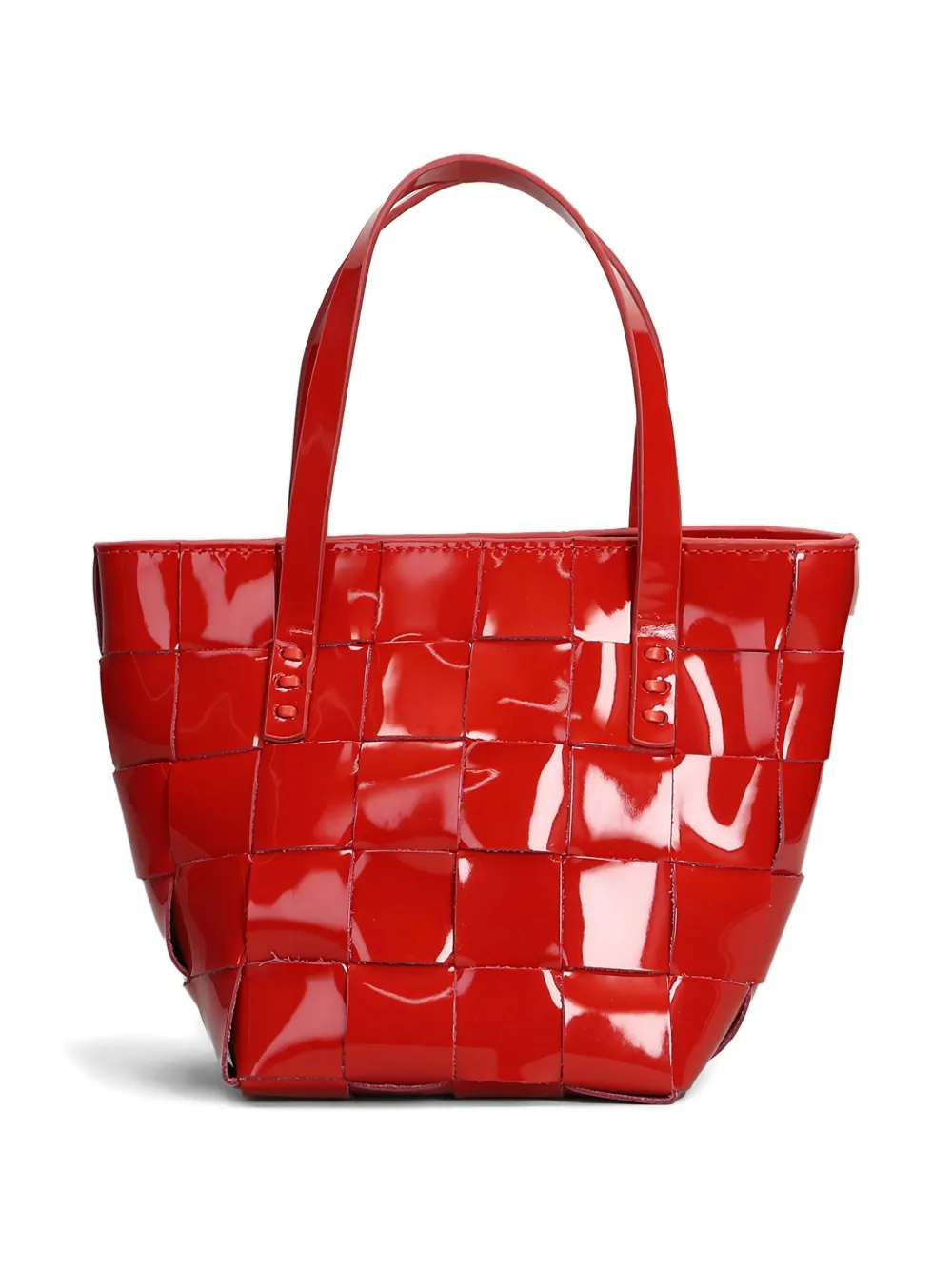 Dragon Diffusion Mini Japan Woven Shoulder Bag In Red