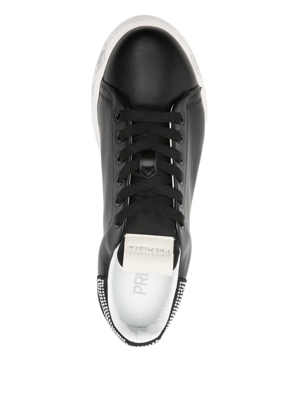 Premiata Belle Studded Sneakers In Black