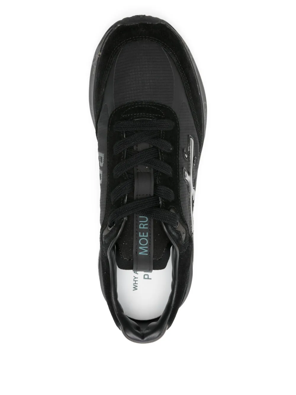 Premiata Moeround sneakers met applicatie Zwart