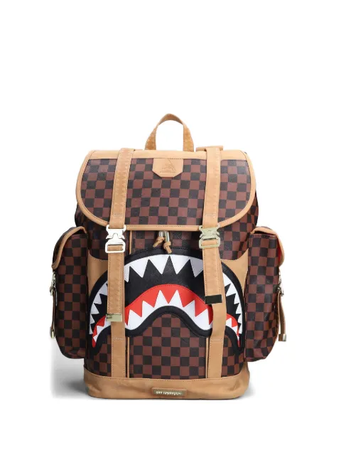 Sprayground checkerboard-pattern backpack