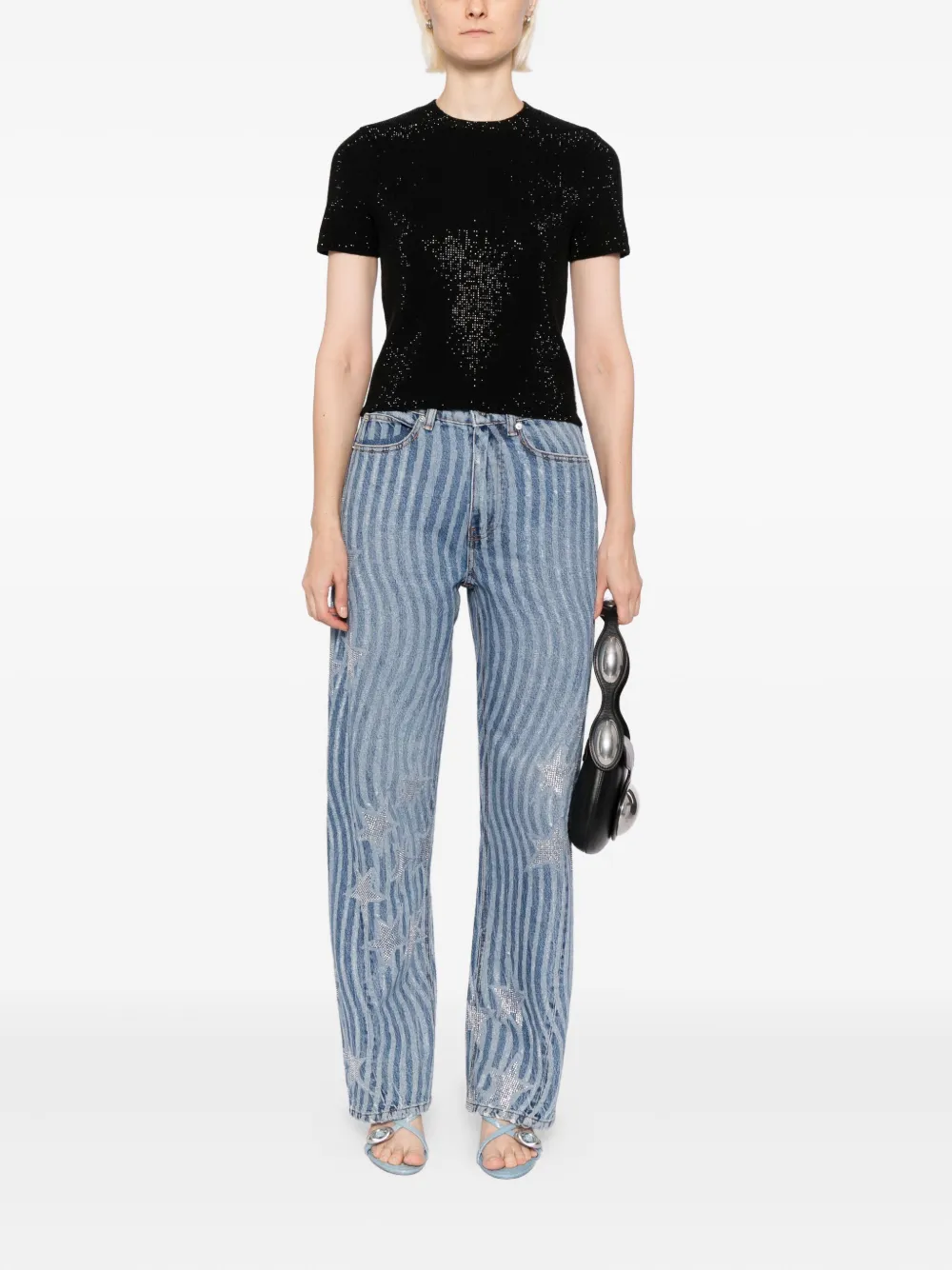 Alexander Wang star-embellished jeans | Straight-Leg Jeans | Image 2