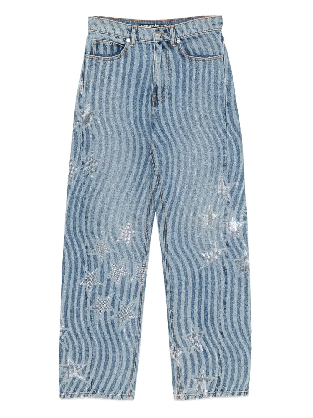 Alexander Wang star-embellished jeans | Blue | Image 1