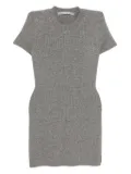 Alexander Wang hotfix short-sleeved dress - Grey