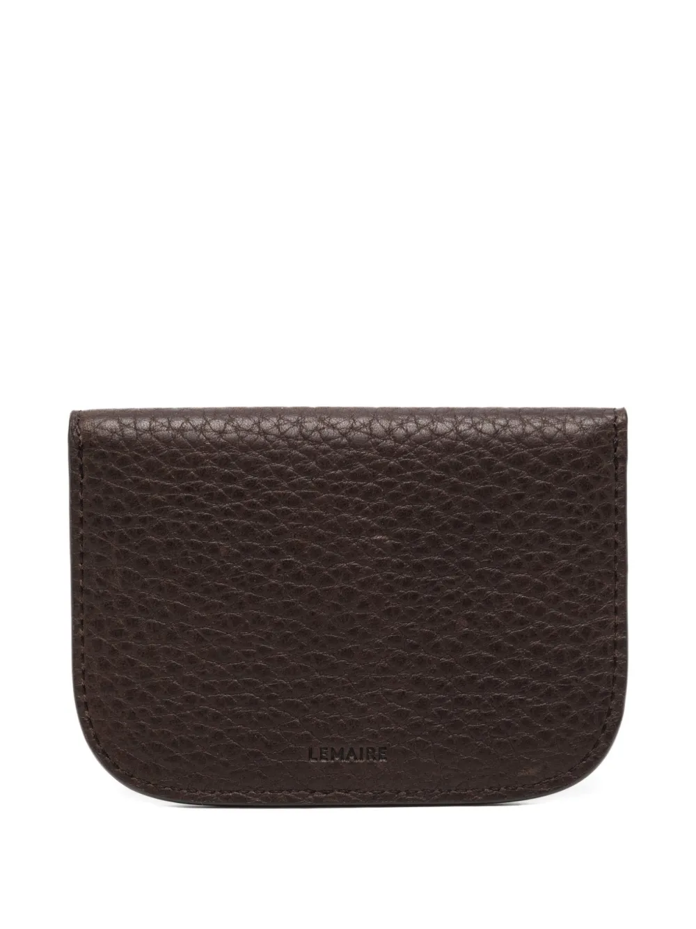 LEMAIRE Soft Tab pasjeshouder - DARK BROWN