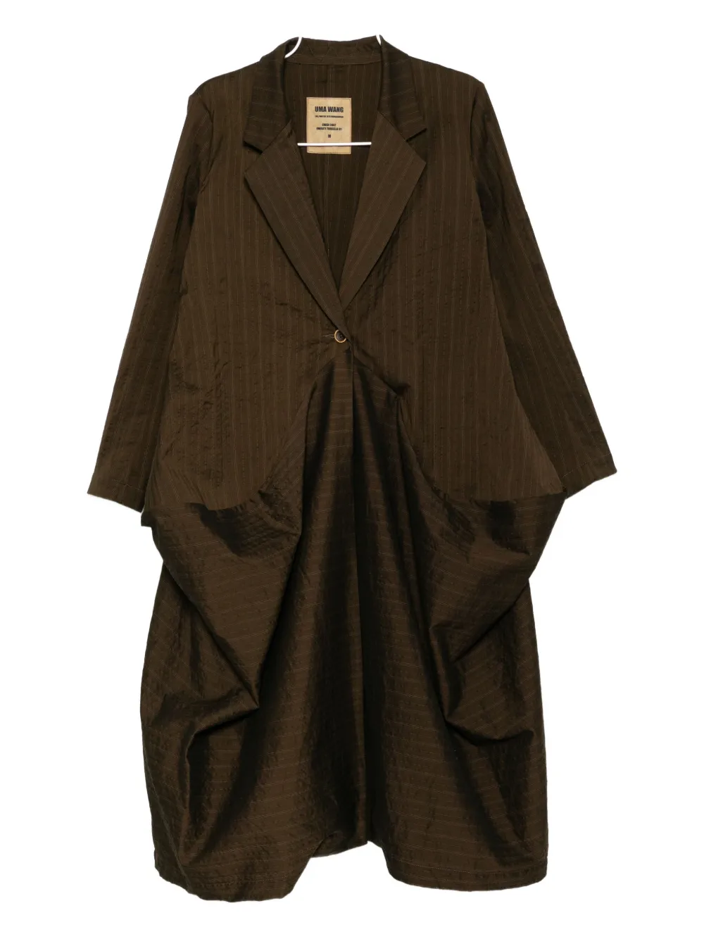Uma Wang Cider Coat In Brown