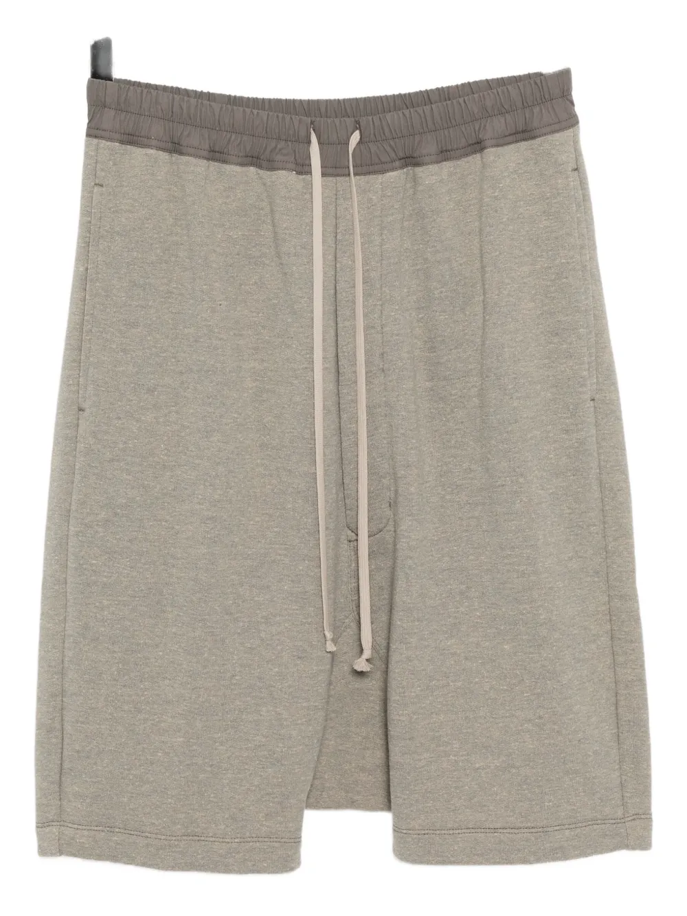 Rick Owens Drkshdw Drawstring-pod Shorts In Gray
