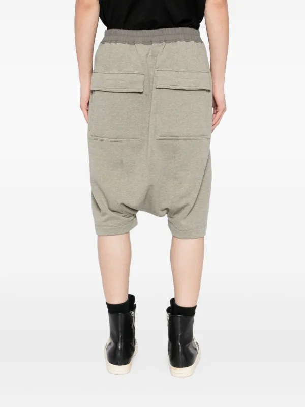 Rick Owens DRKSHDW drawstring-pod Shorts | Grey | FARFETCH