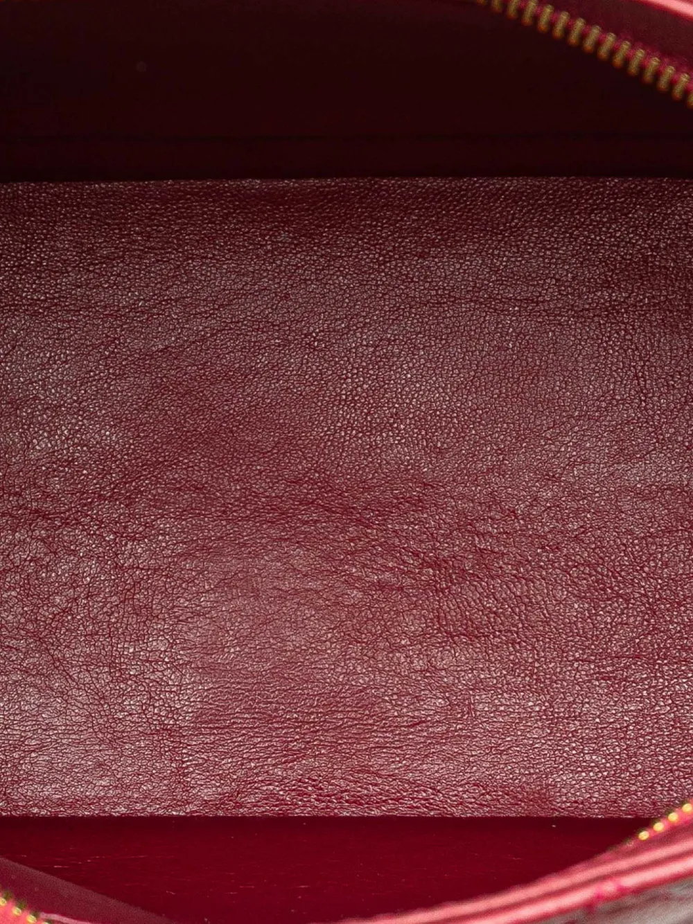 Pre-owned Chanel 2000-2002 Caviar Medallion Tote Bag In Red