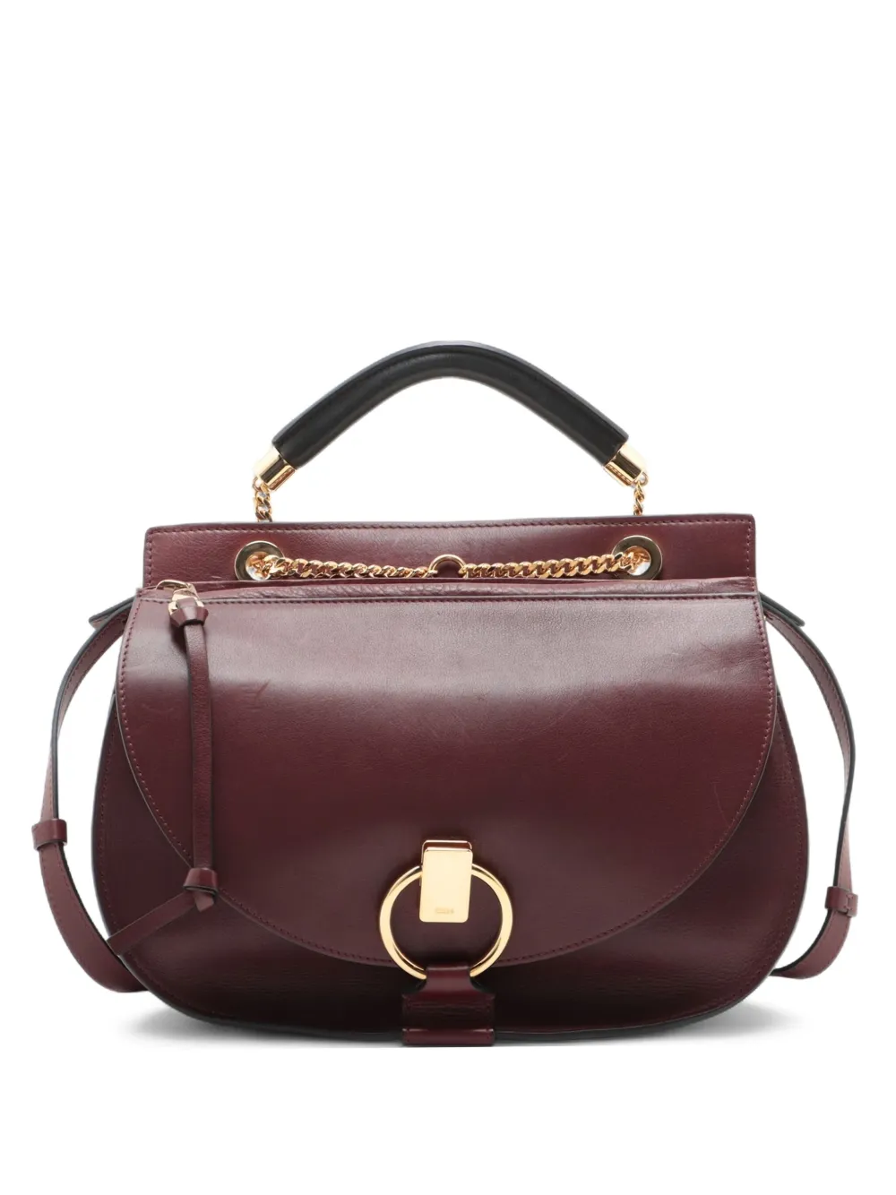 Celine Pre-Owned 2010-2024 Goldie レザーショルダーバッグ - レッド Celine Pre-Owned 2010-2024 Goldie レザーショルダーバッグ - レッド