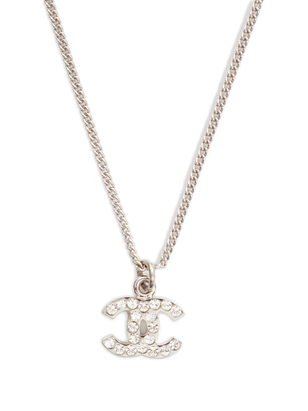 CHANEL Pre-Owned 2006 CC rhinestone necklace | Image 2