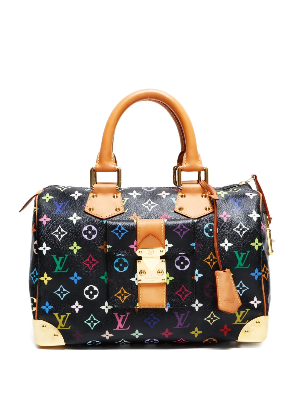 Louis Vuitton Pre-Owned 2000-2010 x Takashi Murakami Speedy 30 tote bag | Black | Image 1