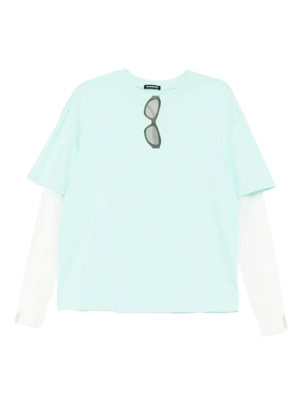 Ground Zero playera estampada | verde | Image 1