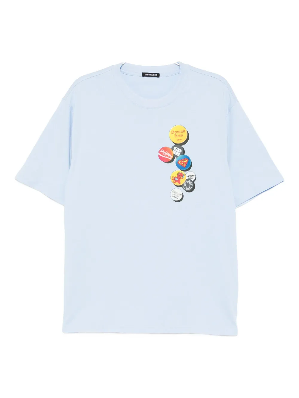 Ground Zero Printed T-shirt In White
