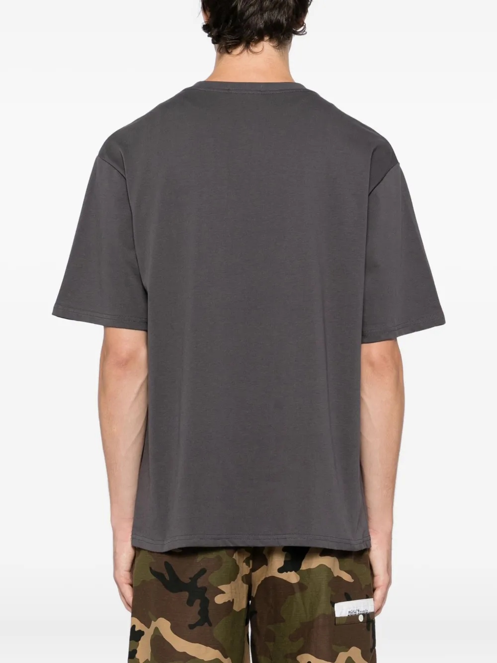 Ground Zero T-shirt met print Grijs