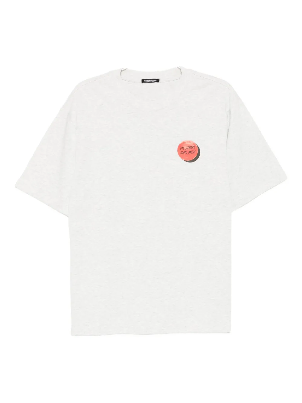 Ground Zero Printed T-shirt In White