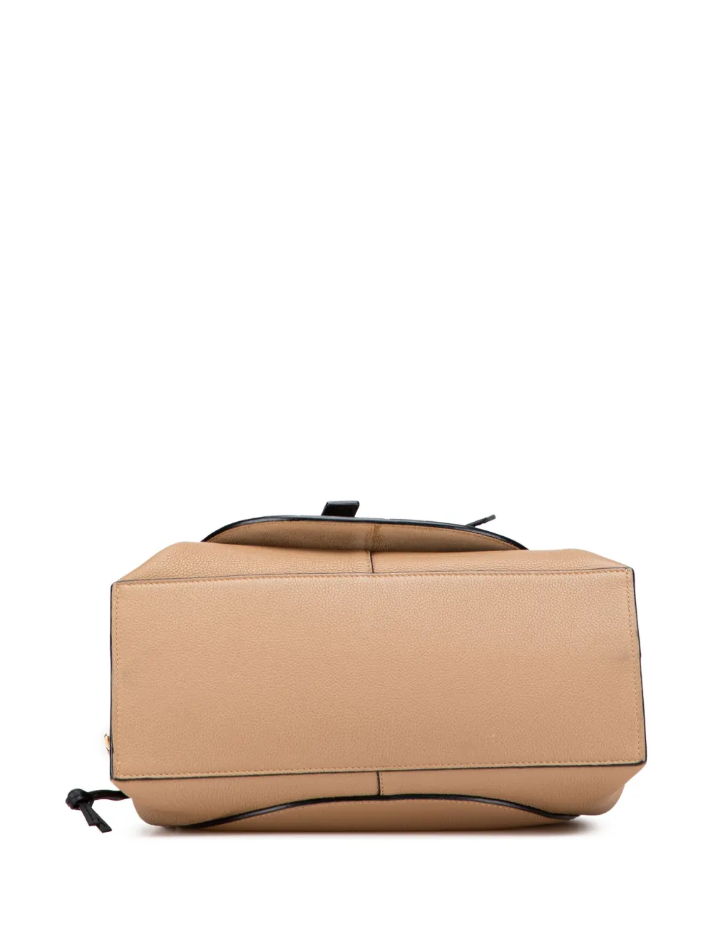 Pre-owned Loewe 2018 Small Leather Gate Top Handle Satchel In Brown