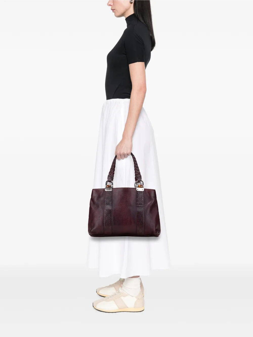 Gucci Pre-Owned 2000-2015 Guccissima Trimmed Leather Bamboo Libeccio tote bag | Pre-Owned | Image 2