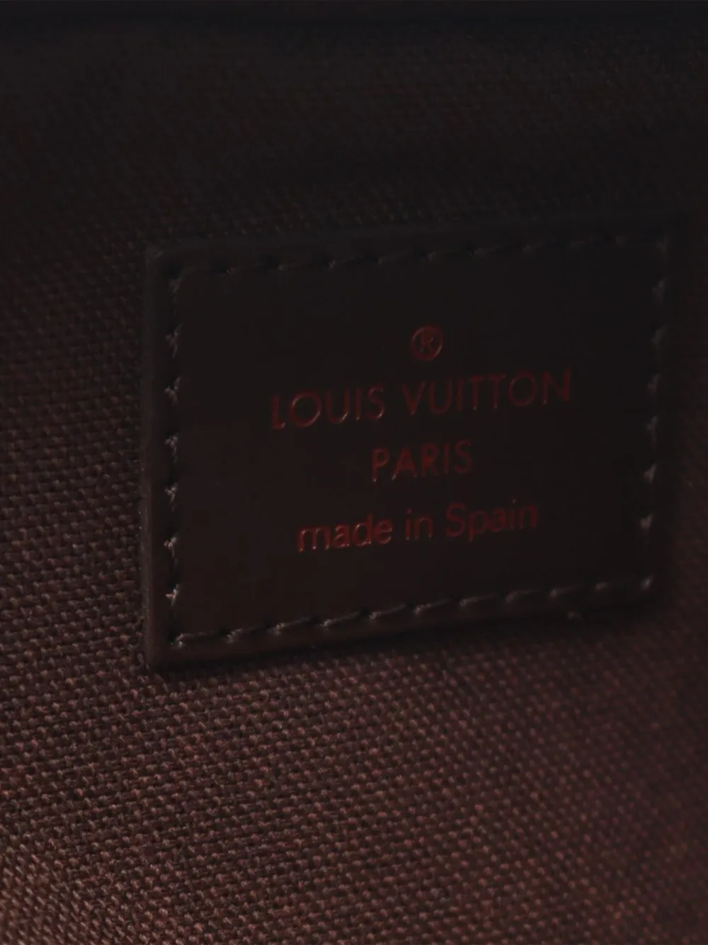 Pre-owned Louis Vuitton 2008 Damier Ebene Geronimos Crossbody Bag In Brown