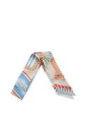 Hermès Pre-Owned 2023 Epaulettes de Gala Silk Twilly Scarf scarves - Blue