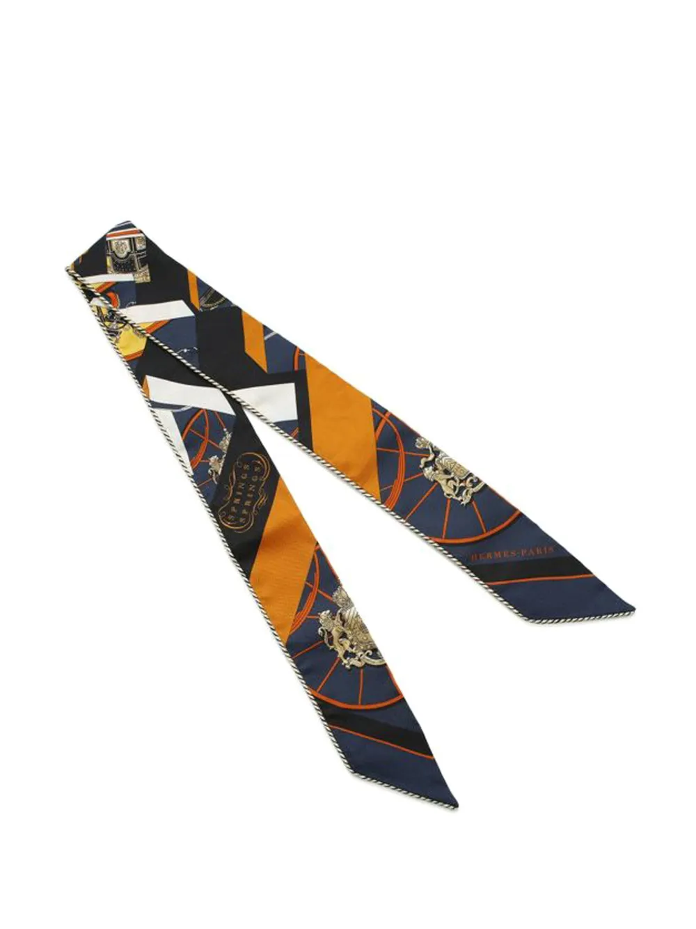 Hermès Pre-Owned 2000-2025 Springs Springs Baguette Silk Twilly Scarf scarves | Image 2