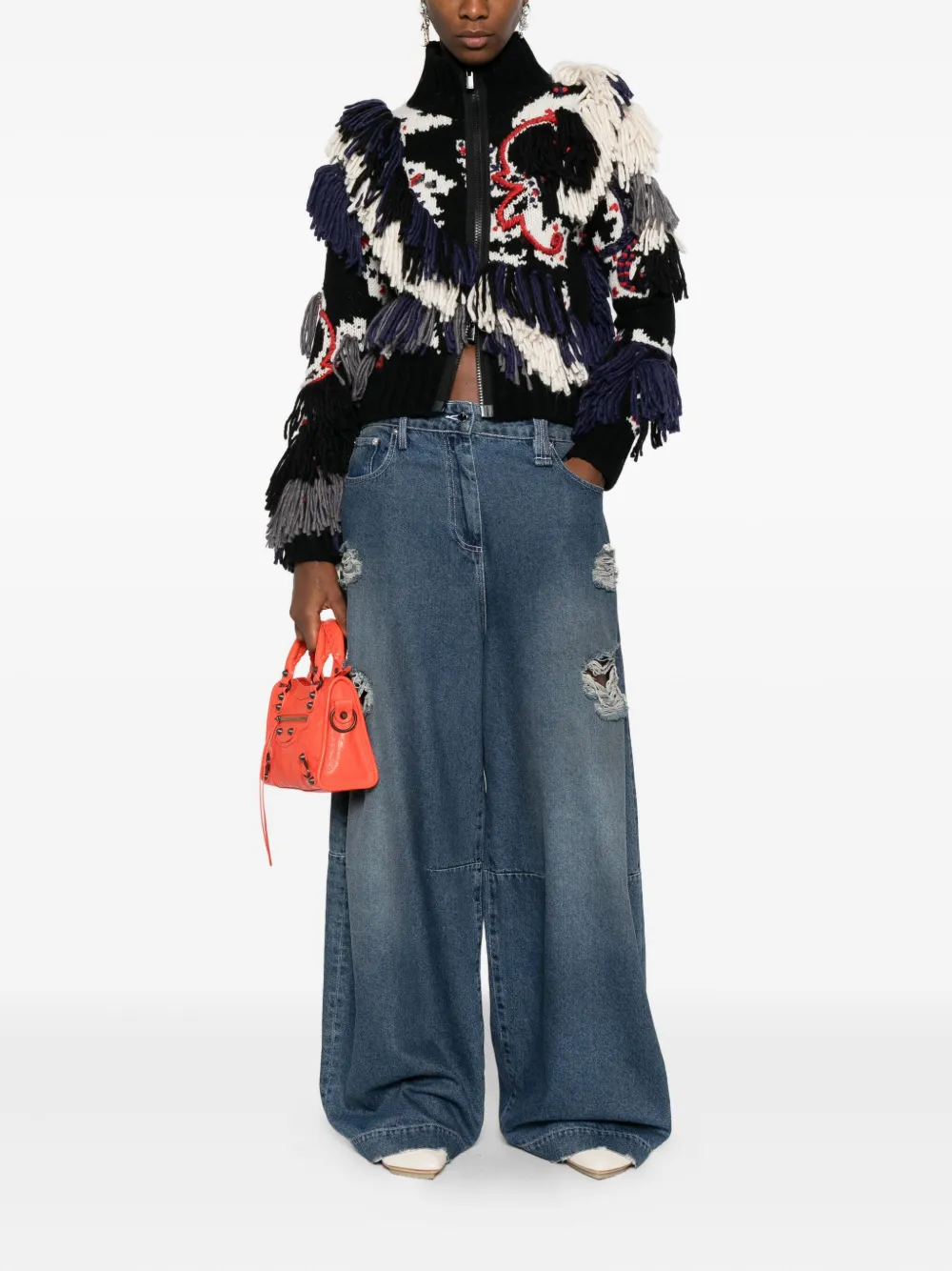 sacai chamarra con flecos | Chamarras cortas | Image 2