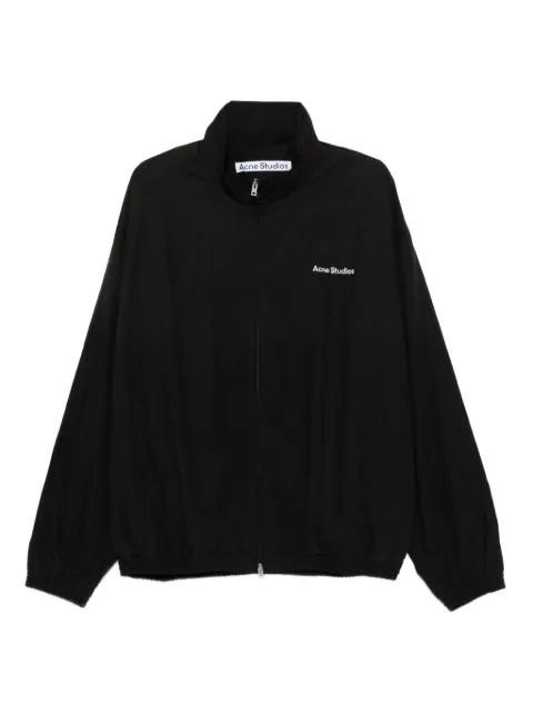 Acne Studios embroidered logo zip-up jacket
