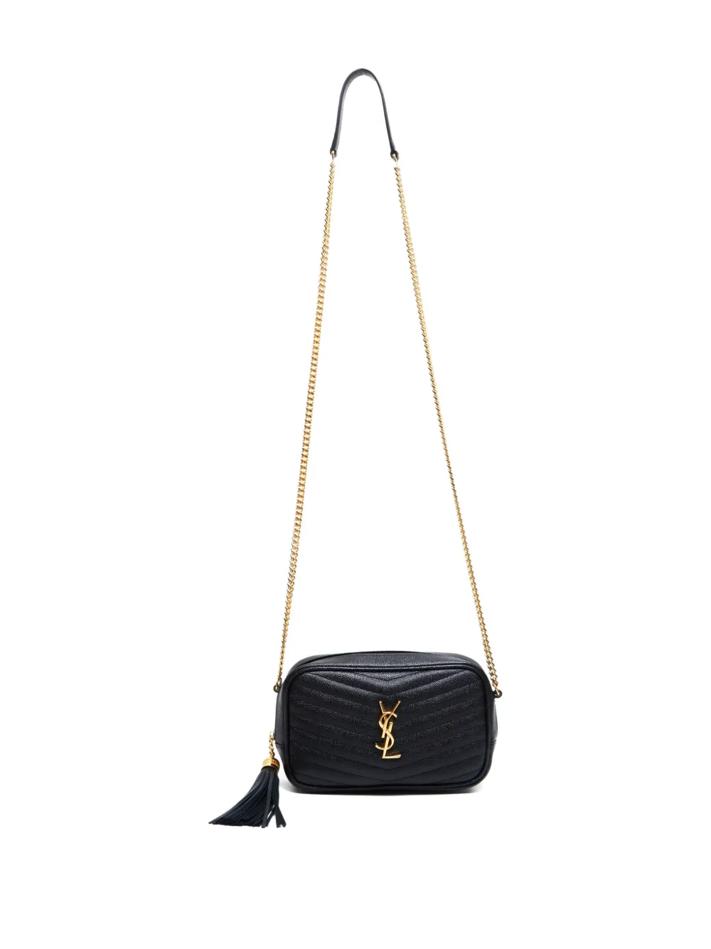 Saint Laurent Pre-Owned 2020-2025 mini Lou quilted chain cross body bag | Pre-Owned | Image 2