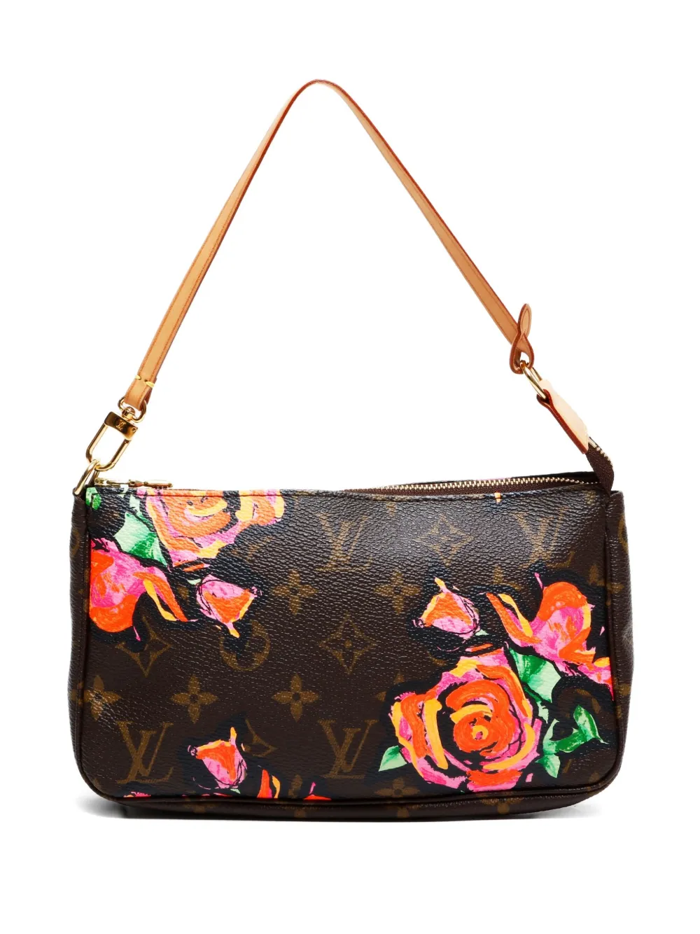 Louis Vuitton Pre-Owned x Stephen Sprouse 2008 Pochette shoulder bag | Brown | Image 1