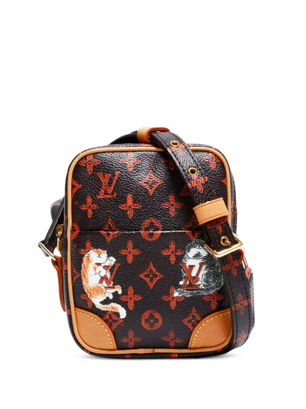 Louis Vuitton Pre-Owned x Grace Coddington 2018 Paname Catogram cross body bag | Brown | Image 1