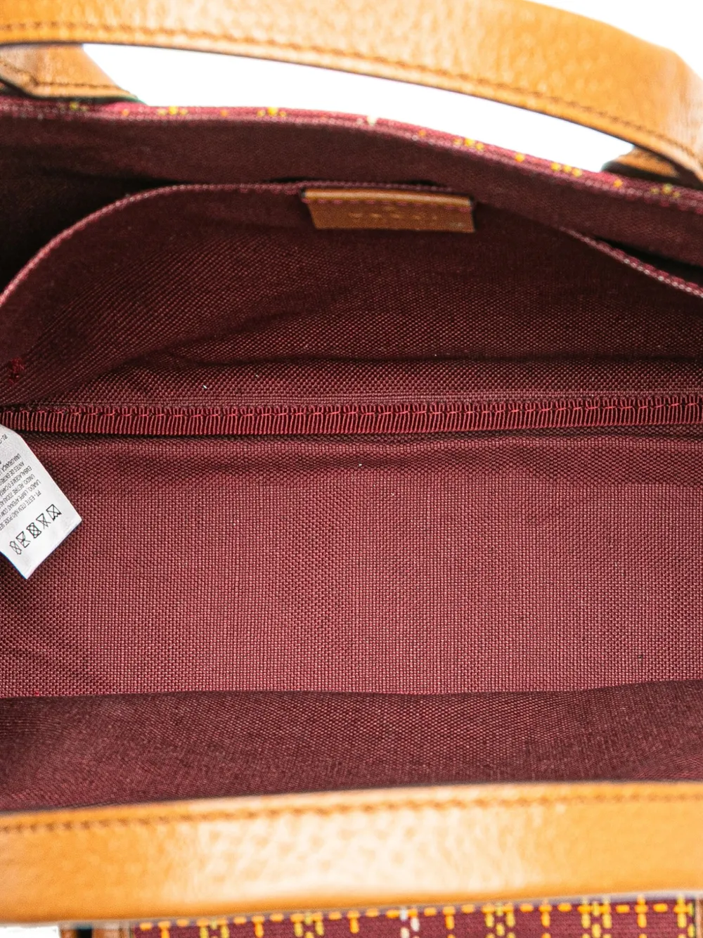 Pre-owned Gucci 2016-2025 Checkered Wool Childrens Pocket Handbag In Red