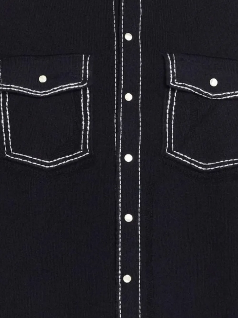 Barrie contrast-stitch pocket shirt jacket | Shirt Jackets | Image 2