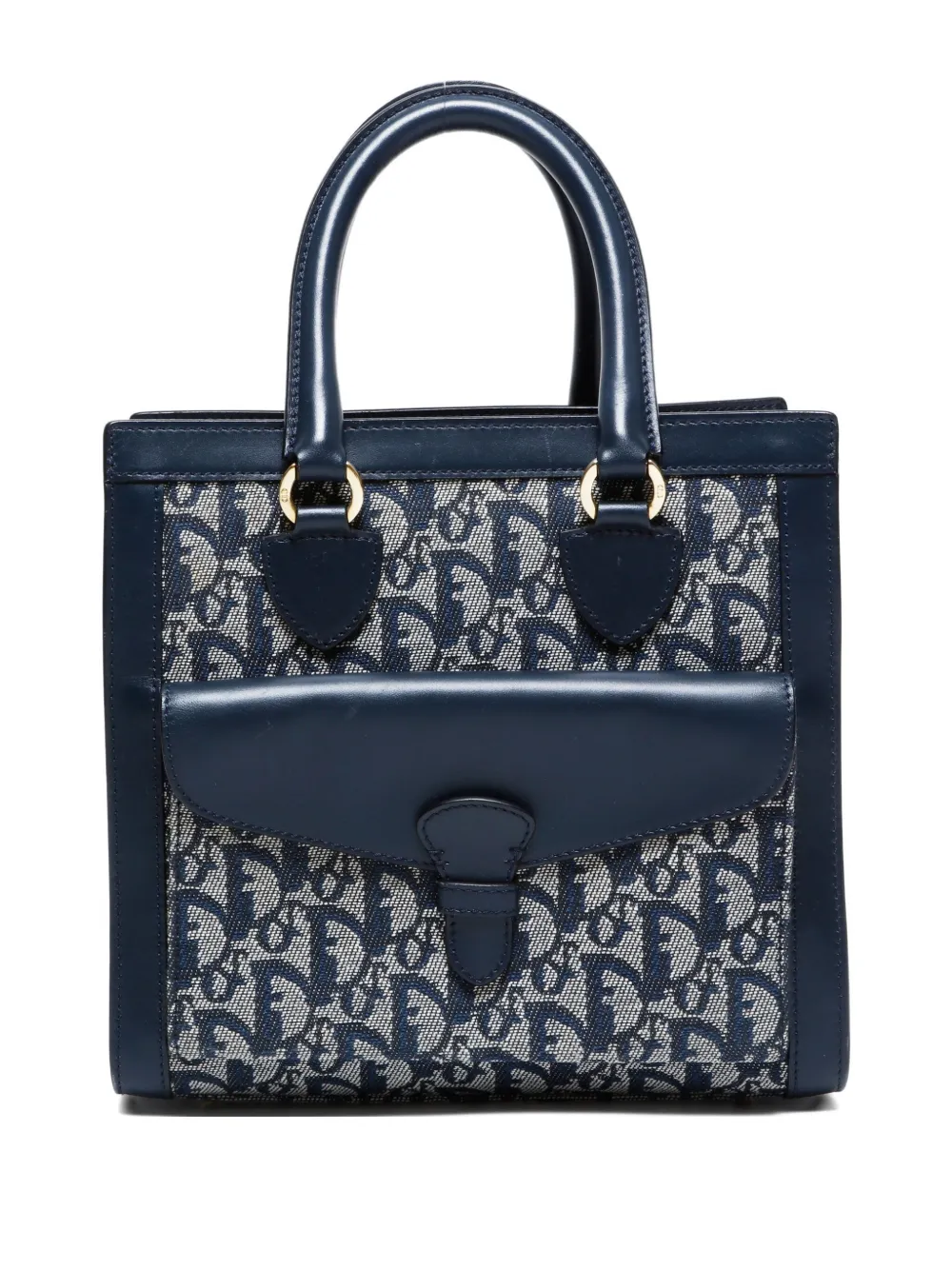 Christian Dior Pre-Owned 1990-2010 monogram-pattern handbag | Blue | Image 1