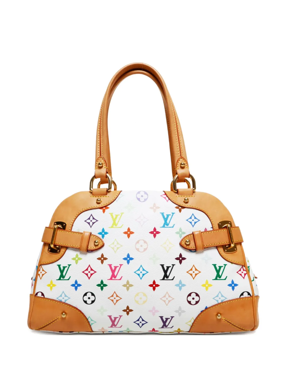 Louis Vuitton Pre-Owned x Takashi Murakami 2009 Claidia ハンドバッグ - ホワイト Louis Vuitton Pre-Owned x Takashi Murakami 2009 Claidia ハンドバッグ - ホワイト