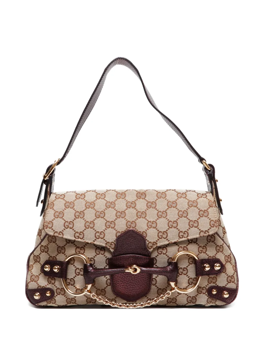 Gucci Pre-Owned 2000-2020 Horsebit shoulder bag - Toni neutri