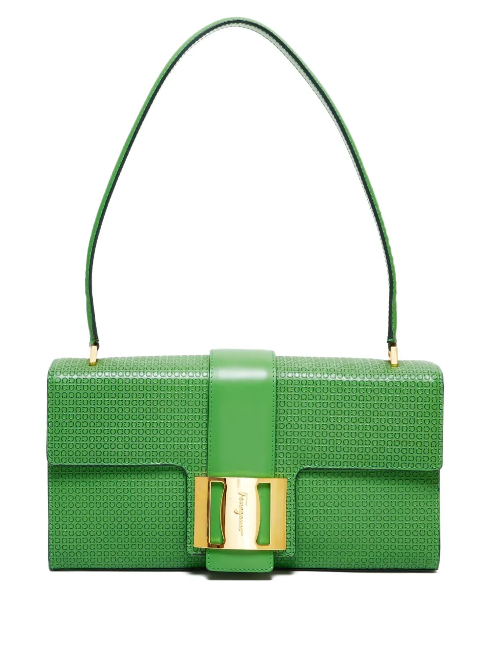 Ferragamo Pre-Owned 2000-2020 Vara shoulder bag | Green | Image 1