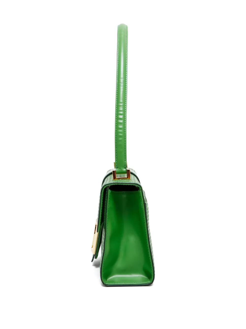 Pre-owned Ferragamo 2000-2020 Vara Shoulder Bag In Green