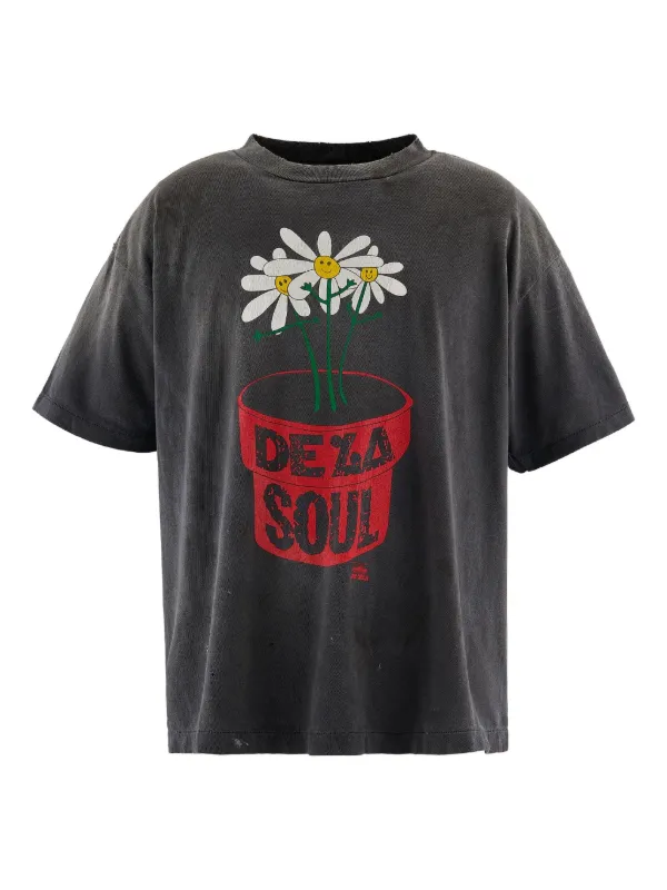 Saint Mxxxxxx★DE LA SOUL Tシャツ Lサイズ SAINT MXXXXXX De La Soul Tシャツ | グレー | FARFETCH JP
