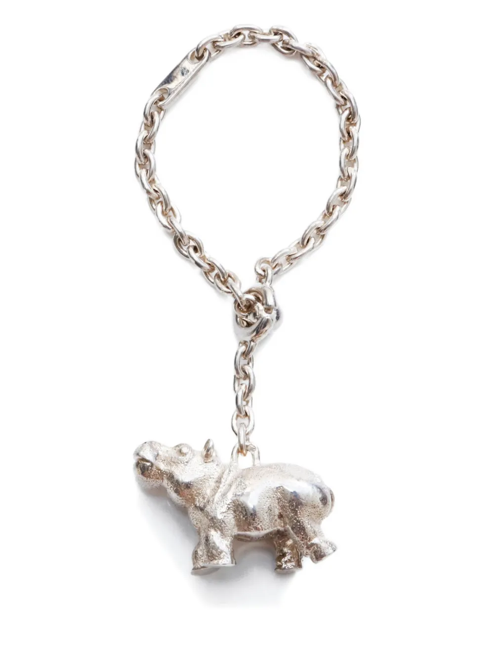 Hermès Pre-Owned 2005 hippopotamus charm | Grey | Image 1