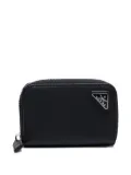 Prada Pre-Owned 2020-2025 triangle-logo wallet - Black