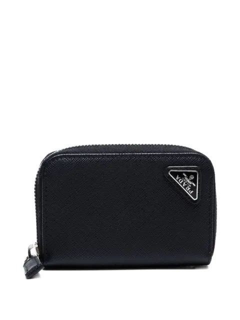 Prada Pre-Owned 2020-2025 삼각형 로고 지갑