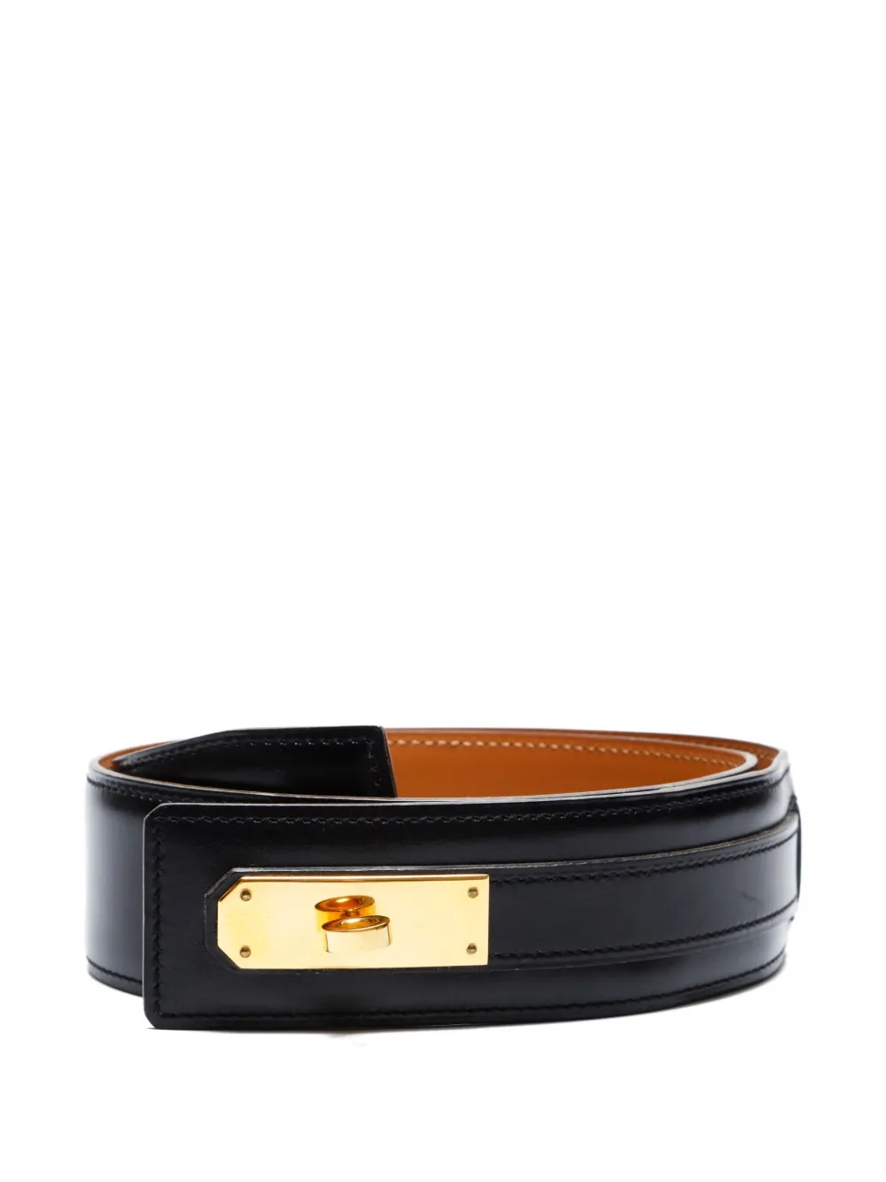 Hermès Pre-Owned 1994 Kelly leather belt | Black | Image 1