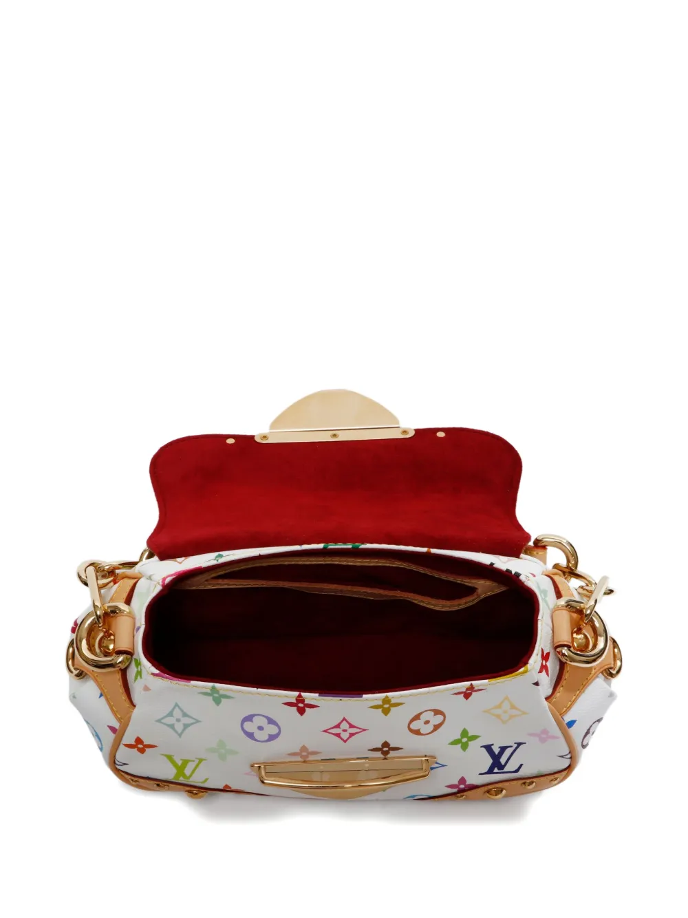 Pre-owned Louis Vuitton 2007 Marilyn Shoulder Bag In White