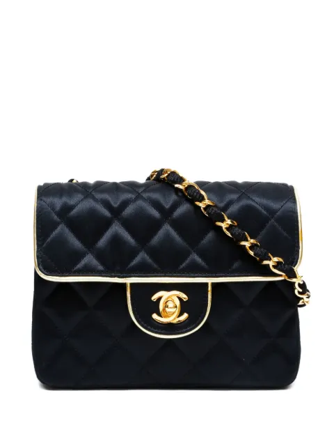 CHANEL Pre-Owned 1989-1991 mini quilted chain shoulder bag