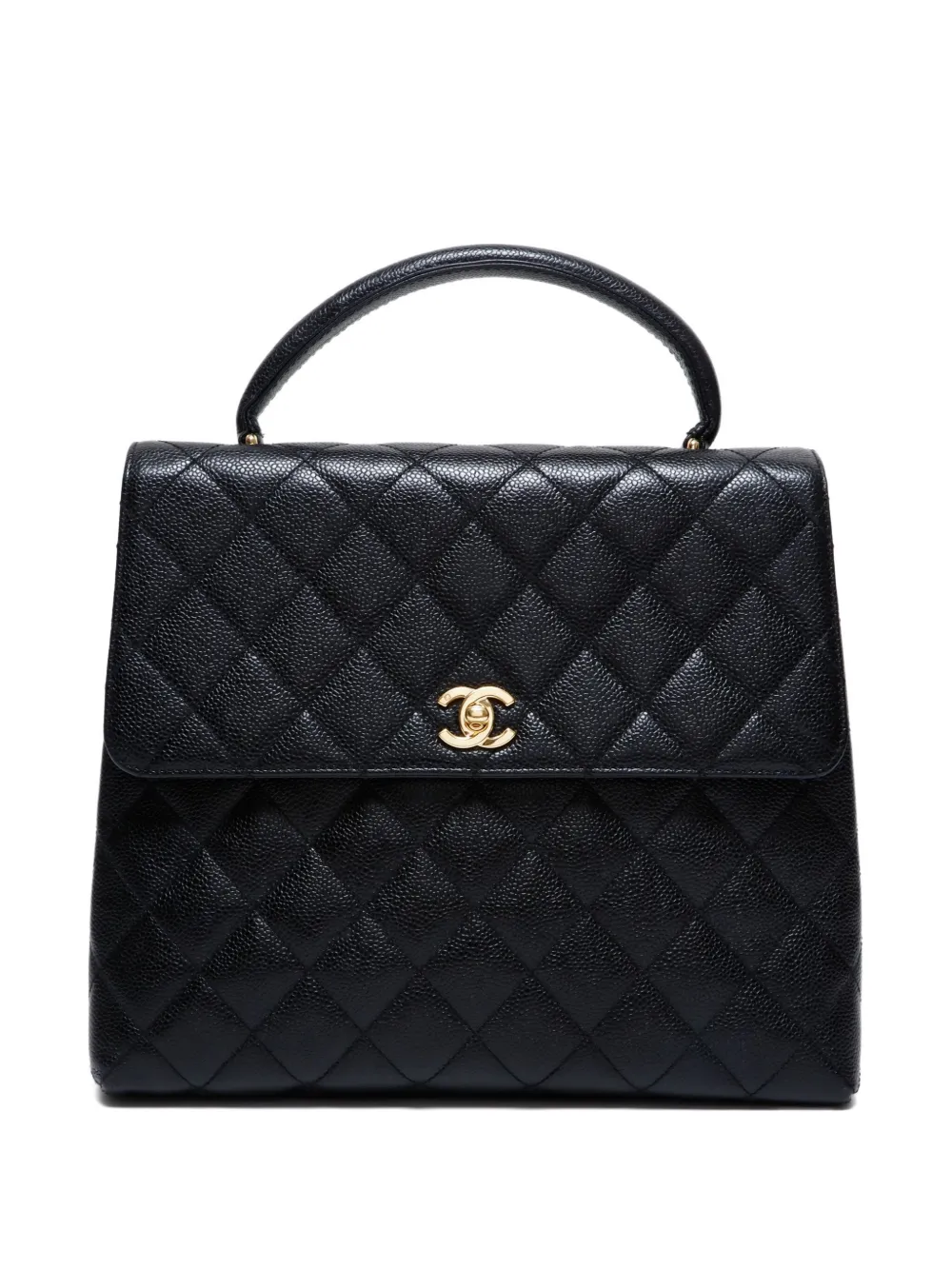 CHANEL Pre-Owned 1990s Kelly top handle handbag | Black | Image 1