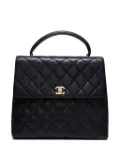 CHANEL Pre-Owned 1990s Kelly top handle handbag - Black